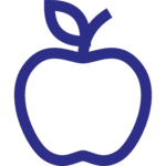 Blauer Apfel